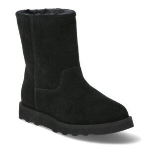 Time and Tru Women's Genuine Suede Cozy Boots, Sizes 6